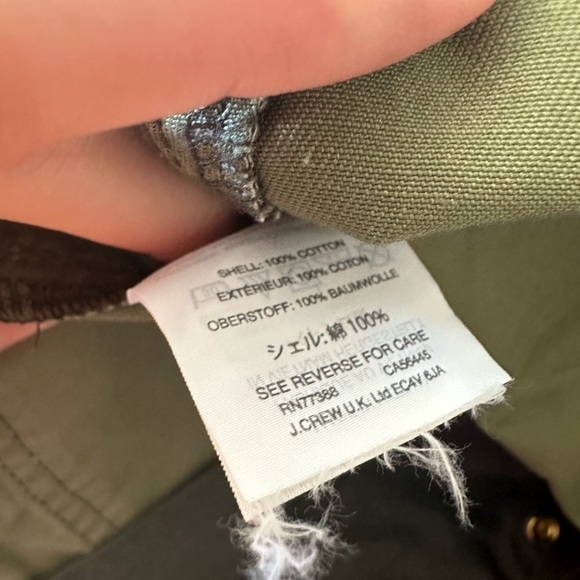 J.Crew resin coated twill women jacket - Picture 9 of 9